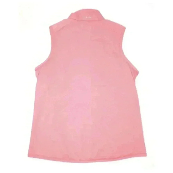 RLX Golf Ralph Lauren Women's Pink White Sleeveless Full-Zip Vest NWT $178 M - Picture 9 of 13